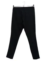 Vorschaubild 2 von Damen Stoffhose Gr. 42 Schwarz mit Seitenstreifen Casual Modern