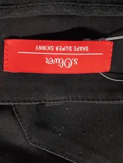 Vorschaubild 3 von Damen Stoffhose Gr. 42 Schwarz mit Seitenstreifen Casual Modern