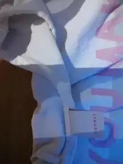 Vorschaubild 4 von Kinder T-Shirt Gr. 128 Grafik Schriftzug Weiß Kurzarm Freizeit