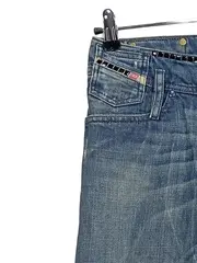 Vorschaubild 3 von Damen Destroyed Jeans W28 Blau Casual Used Look