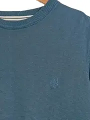 Vorschaubild 3 von Pullover Herren M Blau Casual Baumwolle