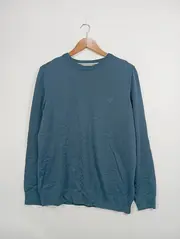 Vorschaubild 2 von Pullover Herren M Blau Casual Baumwolle