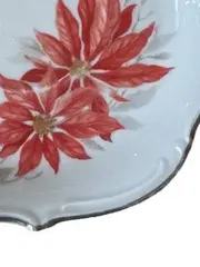 Vorschaubild 3 von Unterteller Abt. Paul Müller Selb Blumenmuster Weiß 15cm