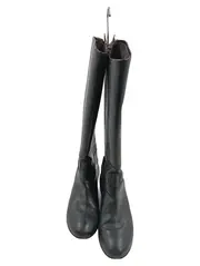 Vorschaubild 2 von Damen Leder Stiefel Schwarz Gr. 36 Klassisch Kniehoch