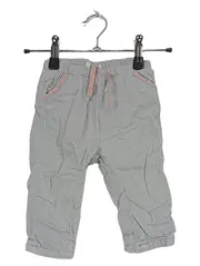 Vorschaubild 1 von Baby Cordhose Grau Gr. 74 6-12 Monate Mädchen Rosa Akzente