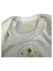 Vorschaubild 6 von Baby Body Gr. 60/62 Weiß Baum-Motiv Kurzarm Baumwolle
