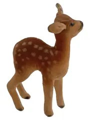 Vorschaubild 2 von Reh Fawn Vintage Stofftier Kuscheltier mit Knopf im Ohr