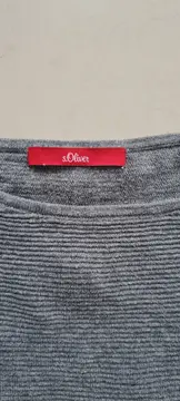 Vorschaubild 2 von Damen Pullover Gr. 34/XS Grau Meliert Langarm Basic