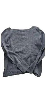 Vorschaubild 4 von Damen Pullover Gr. 34/XS Grau Meliert Langarm Basic