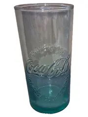 Vorschaubild 1 von Trinkglas Türkis Retro Glas 300ml