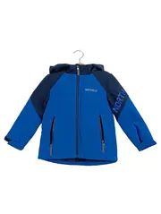 Vorschaubild 1 von Kinder Outdoorjacke Softshell Gr. 92 Blau Kapuze