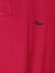 Vorschaubild 3 von Herren Poloshirt Pink Gr. XL Baumwolle Casual Uni Logo