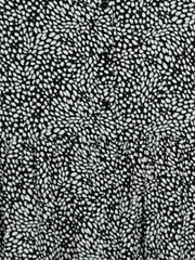 Vorschaubild 4 von Hemdblusenkleid Gr. 34/XS Viskose Schwarz Grafisch Midikleid Freizeit