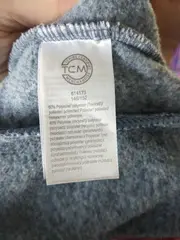 Vorschaubild 2 von TCM Kinder Fleecejacke Kapuze Gr. 146/152 Grau Meliert Outdoor