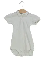 Vorschaubild 1 von Baby Body Mädchen Gr. 74 Weiß gepunktet Kurzarm