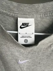 Vorschaubild 2 von Herren T-Shirt Grau Gr. M Basic Swoosh Logo Baumwolle