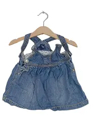 Vorschaubild 1 von Baby Jeanskleid Latzkleid Trägerkleid Gr. 74 9-12 Monate Blau