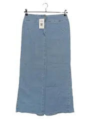 Vorschaubild 1 von Damen Jeansrock Gr. 42 Blau Casual Maxirock