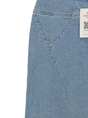 Vorschaubild 3 von Damen Jeansrock Gr. 42 Blau Casual Maxirock