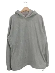 Vorschaubild 1 von Damen Kapuzenpullover Hoodie Grau Rippstrick Gr. 38/M Casual