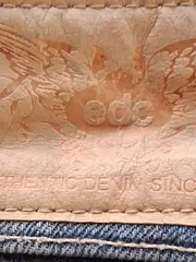 Vorschaubild 6 von Damen Slim Fit Jeans Blau W28 L29 Used Look Stretch