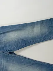 Vorschaubild 4 von Damen Slim Fit Jeans Blau W28 L29 Used Look Stretch