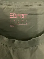 Vorschaubild 2 von Herren T-Shirt Gr. L Grün Basic Slim Fit Baumwolle Kurzarm