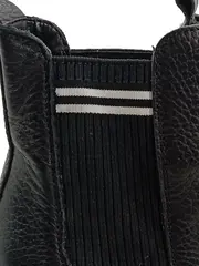 Vorschaubild 3 von Damen Chelsea Stiefelette Leder Schwarz Gr. 38 Blockabsatz