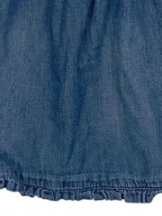 Vorschaubild 6 von Mädchen Sommerkleid Denim Blau Gr. 68 Casual Rüschen Baumwolle