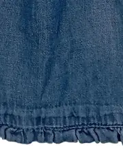 Vorschaubild 7 von Mädchen Sommerkleid Denim Blau Gr. 68 Casual Rüschen Baumwolle
