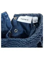 Vorschaubild 8 von Mädchen Sommerkleid Denim Blau Gr. 68 Casual Rüschen Baumwolle
