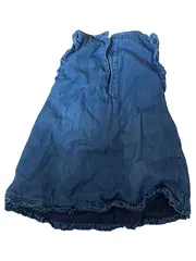 Vorschaubild 2 von Mädchen Sommerkleid Denim Blau Gr. 68 Casual Rüschen Baumwolle