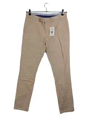 Vorschaubild 1 von Chino Hose Herren Beige Baumwolle Preppy Alltag W31 L30