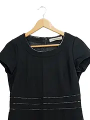Vorschaubild 2 von Etuikleid Damen Gr. 38 Schwarz Elegant Business