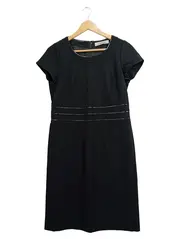Vorschaubild 1 von Etuikleid Damen Gr. 38 Schwarz Elegant Business