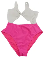 Vorschaubild 2 von Damen Badeanzug L Mehrfarbig Strukturmuster Rippstrick