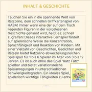 Vorschaubild 5 von Ratzolino Lernspiel Gedächtnisspiel Kinder ab 4 Jahre Konzentration Sprache