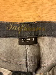 Vorschaubild 3 von TAIFUN Damen Jeans Tapered Fit Blau Gr. 42 Baumwolle Stretch