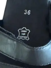 Vorschaubild 4 von Evolution Damen Sandalen Leder Schnallen Schwarz Gr. 36