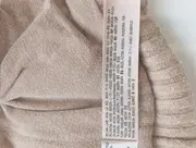 Vorschaubild 3 von Kinder Fellweste Gr. 104 Beige Casual Zopfstrickmuster