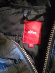 Vorschaubild 5 von Steppjacke Kinder Gr. 128 Kapuze kariert blau schwarz Polyester