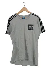 Vorschaubild 1 von Herren Sport T-Shirt Grau Gr. 48/M mit 3 Streifen Logo