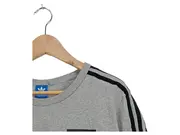 Vorschaubild 3 von Herren Sport T-Shirt Grau Gr. 48/M mit 3 Streifen Logo