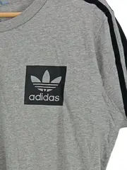 Vorschaubild 5 von Herren Sport T-Shirt Grau Gr. 48/M mit 3 Streifen Logo