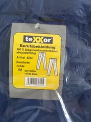 Vorschaubild 4 von Bundhose 8252 Arbeitshose Herren Gr. 58 kornblau 100% Baumwolle