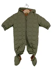 Vorschaubild 1 von TCM Baby Schneeanzug Overall Kapuze Gr. 50-56 Grün gesteppt Outdoor