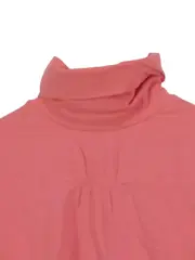 Vorschaubild 3 von Langarmshirt Kinder Gr. 150 Pink Rollkragen Baumwolle