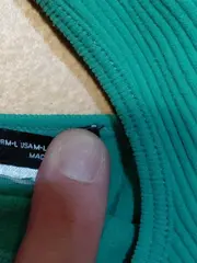 Vorschaubild 5 von Damen Geripptes Trägertop Crop Top Grün Gr. M/L Basic