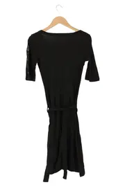 Vorschaubild 2 von GSUS Damen Freizeitkleid Schwarz Gr. 36/S Baumwolle Casual Midi