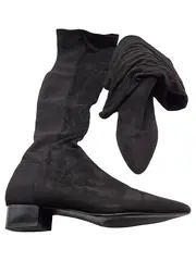 Vorschaubild 2 von Damen Stiefelette Sock Boots Schwarz Gr. 37 Spitz Elegant
